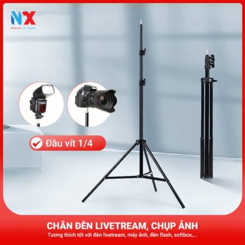 chân đèn chụp ảnh cao 2.1m