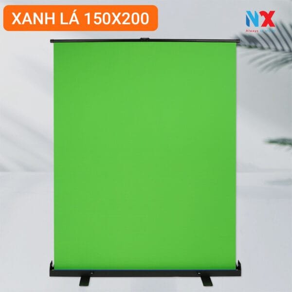 Bộ khung phông xanh tách nền di động kích thước 1.5x2m