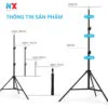 Chân đèn cao 2.1m hợp kim nhôm