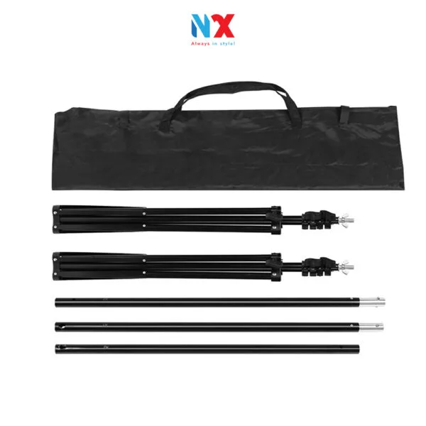 1 copy 9 Giá treo Phông nền, backdrop chữ U kích thước rộng 3m x cao 2m
