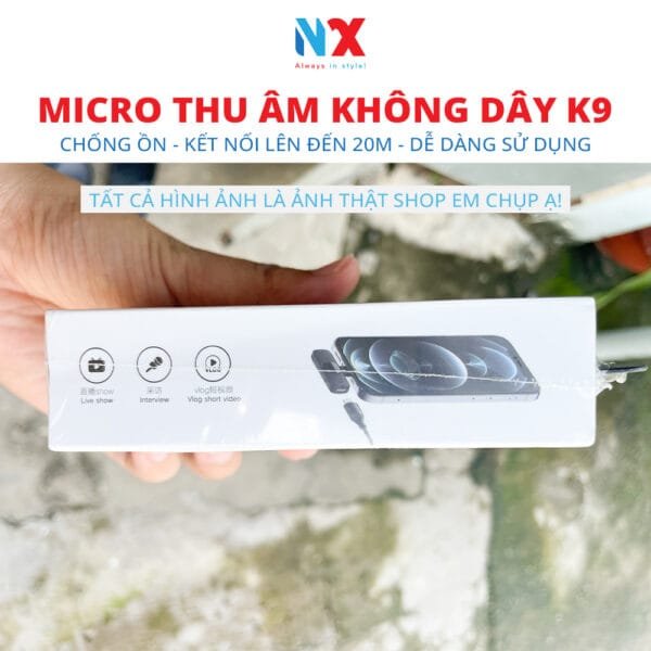 Micro thu âm không dây K9