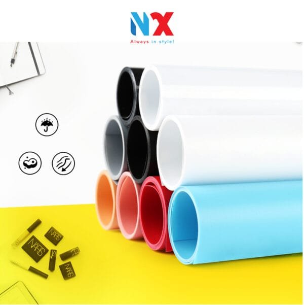 Phông nền trơn nhựa PVC 150x200cm công cụ hỗ trợ chụp ảnh sản phẩm chuyên nghiệp