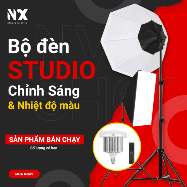 Đèn Studio điều chỉnh ánh sáng