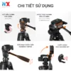 Tripod máy ảnh, điện thoại 3570 chất liệu hợp kim chắc chắn, cao 1m7