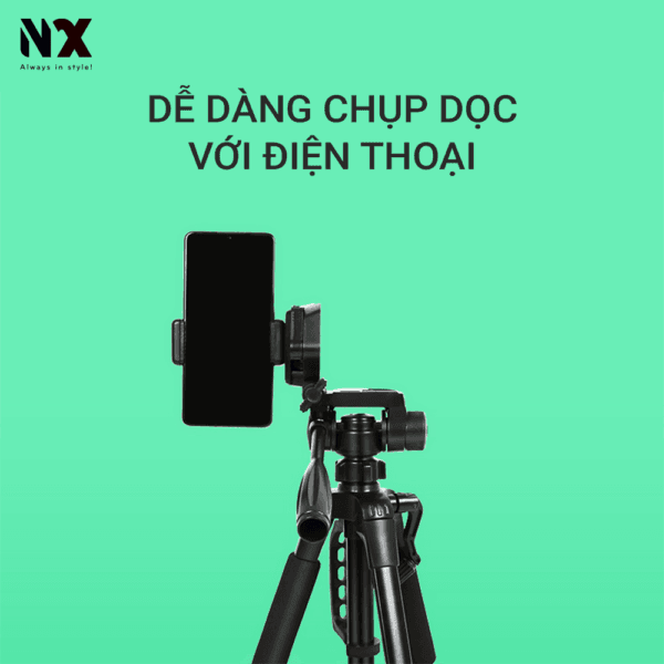 Tripod điện thoại, máy ảnh NvX 3540 chất liệu hợp kim chắc