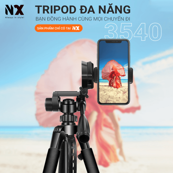 Tripod điện thoại, máy ảnh NvX 3540