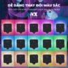 Đèn LED mini cầm tay, đèn gắn máy ảnh VL-84R RGB, đèn nhiều màu sắc, nhiều chế độ sáng