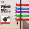 Khung chữ U treo phông nền chụp ảnh, bánh xe di động nhiều kích thước, điều chỉnh được chiều cao và chiều ngang