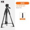 Tripod máy ảnh, điện thoại 3570 chất liệu hợp kim chắc chắn, cao 1m7