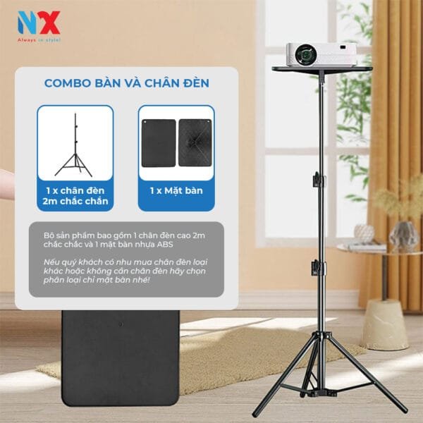 Khay để máy chiếu, bàn đựng phụ kiện studio