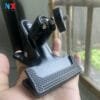 Kẹp kim loại đầu bi xoay 360 độ, kẹp được phông nền, đèn live, điện thoại, khung treo