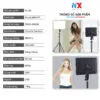 Đèn led 10 inch chụp ảnh, livestream USB, 3 chế độ màu, điều chỉnh cường độ sáng PL-26