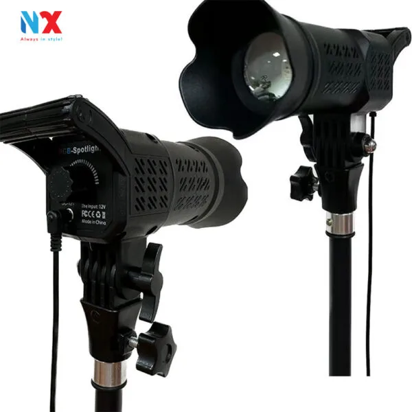 FSD 168 copy 3 Đèn Spotlight FSD-168 ánh sáng hội tụ, chiếu sáng chụp ảnh, quay phim với nhiều chế độ ánh sáng