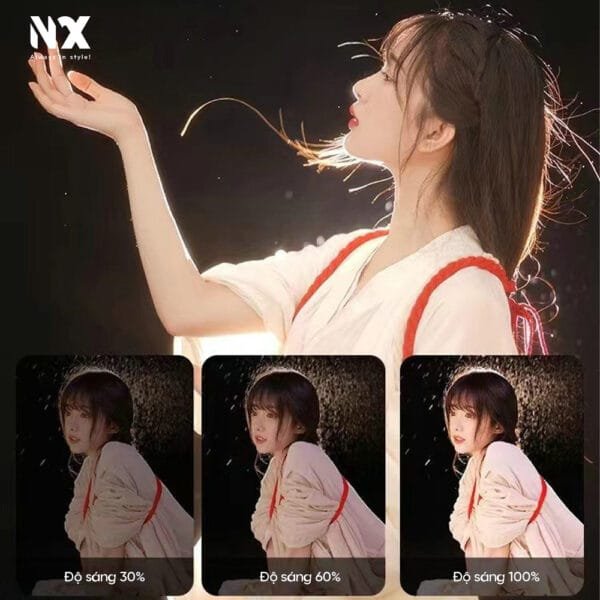 FSD 168 copy 9 Đèn Spotlight FSD-168 ánh sáng hội tụ, chiếu sáng chụp ảnh, quay phim với nhiều chế độ ánh sáng